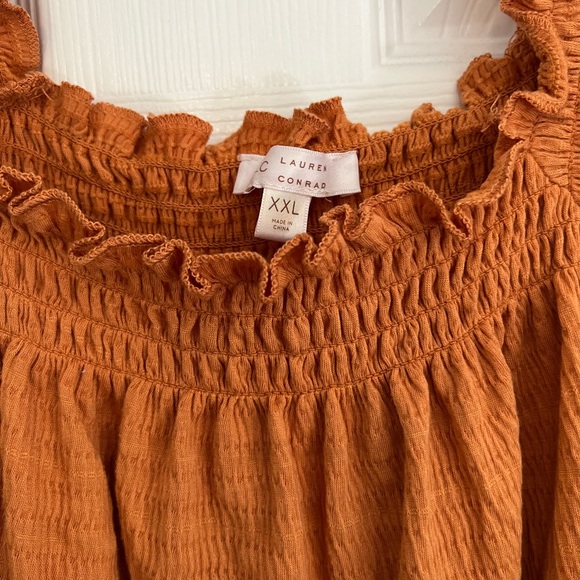 Orange Lauren Conrad tank, size xxl - Picture 2 of 2